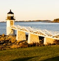 Marshall Point Lighthouse, Maine, USA Royalty Free Stock Photo