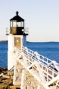 Marshall Point Lighthouse, Maine, USA Royalty Free Stock Photo