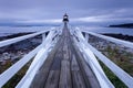 Marshall Point Lighthouse at sunset Royalty Free Stock Photo