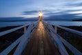 Marshall Point Lighthouse at sunset, Maine, USA