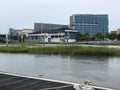 Marshes in Charleston, SC fill with water prior to Hurricane Dorian`s arrival.