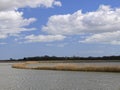 The River Alde - Iken Church Tower - Suffolk Royalty Free Stock Photo