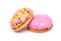 Marshmallow Cookies With Colorful Sugar Sprinkles Royalty Free Stock Photo