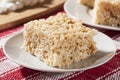 Marshmallow Crispy Rice Treat Royalty Free Stock Photo