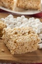 Marshmallow Crispy Rice Treat Royalty Free Stock Photo