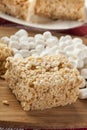 Marshmallow Crispy Rice Treat Royalty Free Stock Photo