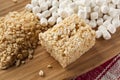 Marshmallow Crispy Rice Treat Royalty Free Stock Photo