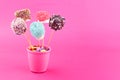 Marshmallow pops Royalty Free Stock Photo