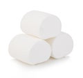Marshmallows isolated on a white background Royalty Free Stock Photo