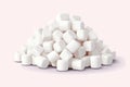 marshmallows vector flat minimalistic isolated illustration