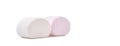 Marshmallows on white background. Royalty Free Stock Photo