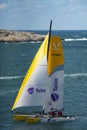 MARSTRAND, SWEDEN - JULI 3, 2019: GKSS Match Cup Sweden - Big Boat Race M32 Catamaran Competition at Marstrand Sweden.