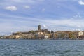 Marta and lake Bolsena Royalty Free Stock Photo