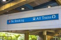 Marta transit station sign with information