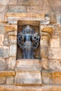 Martand Bhairva, a form of Shiva, Airavatesvara Temple, Darasuram, Tamil Nadu. Eastern wall of maha-mandapa.