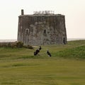 Martello tower on the Golf course