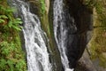 Martental, Germany - 06 02 2022: two waterfall streams in parallel
