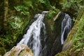 Martental, Germany - 06 02 2022: Waterfall in Martental, main and small stream