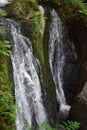 Martental, Germany - 06 02 2022: Waterfall in Martental, big and hidden stream