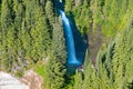 Martha Falls at Mount Rainier National Park Royalty Free Stock Photo