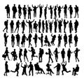 Business People Silhouettes Royalty Free Stock Photo
