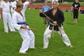 Martial Art Master Benj Lee with Bo and Tonfa