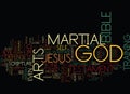 Martial Arts And The Bible Text Background Word Cloud Concept