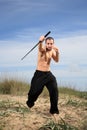 Martial arts instructor Royalty Free Stock Photo