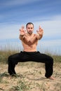Martial arts instructor Royalty Free Stock Photo