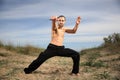Martial arts instructor Royalty Free Stock Photo