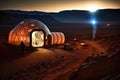 martian colony on planet mars