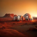 martian colony on planet mars