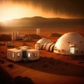 martian colony on planet mars