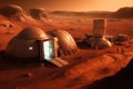 martian colony on planet mars