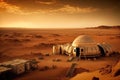 martian colony on planet mars