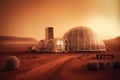 martian colony on planet mars