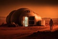 martian colony on planet mars