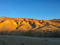 Martian landscape on Earth. Sunset in Altai Mars red rocks mountains. Altai. Russia