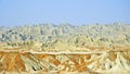 The landscape of Miniature Martian Mountains in Chabahar , Iran Royalty Free Stock Photo