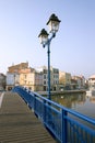 Martigues drawbridge Royalty Free Stock Photo
