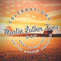 Composite image of martin luther king day