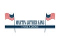 Martin Luther King Day. Holiday background with flag usa isolated on white background. Vector Royalty Free Stock Photo