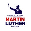 Martin Luther King Day Vector Template Design Illustration