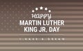 Martin Luther King Jr. Day design vector illustration Royalty Free Stock Photo