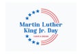 Martin luther king jr. day. With text i have a dream. American flag. MLK Banner of memorial day,