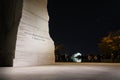 Martin Luther King Jr Memorial Statue Washington DC Night Evening Closeup Royalty Free Stock Photo