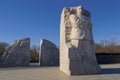 Washington DC, USA - February 29, 2024 - Martin Luther King Jr Memorial Statue Royalty Free Stock Photo