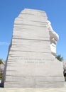 Martin Luther King, Jr. memorial, Washington D.C. Royalty Free Stock Photo