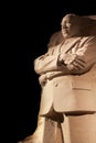 Martin Luther King Memorial Night Washington DC Royalty Free Stock Photo