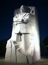 Martin Luther King Stone Statue Royalty Free Stock Photo